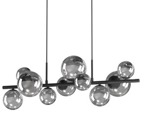 ONLI - Csillár zsinóron PALOMA 10xG9/10W/230V fekete/füstös