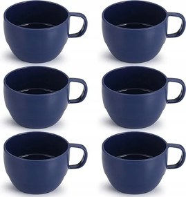 Reanea Kávéscsésze Szett 350 ML 6 Db-os Sötétkék Szín