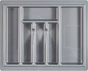 Evőeszköztartó Betét Fiókhoz 60cm Szürke 53x43