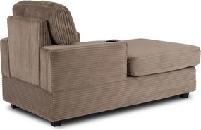 Pihenőfotel bézs színben, kordbársony kárpittal NEO