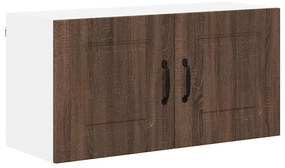 Fali konyhaszekrény ajtóval Barna Tölgy 80 x 31 x 40 cm Faanyag