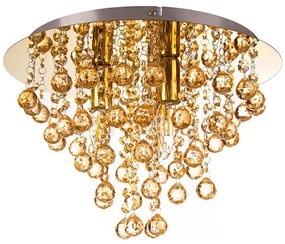 Globo 63040345X - Mennyezeti lámpa LONDON 3xE14/40W/230V átm. 38 cm arany