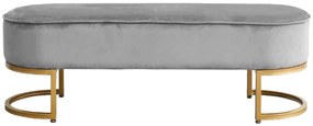 Dizájnos pad Morila (szürke + arany) . 1064038