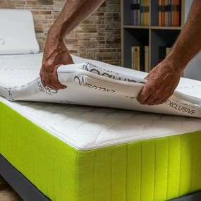 Vitaroll - Akupresszúrás 7 zónás Fedőmatrac Bamboo huzattal