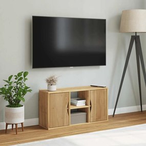 ODDA tömörfa fenyőfa TV szekrény 79x24x40 cm