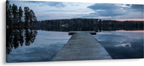 Kép - Móló a tón (120x50 cm)