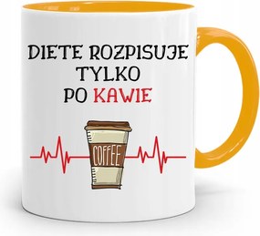 Dietetikusoknak Sárga Ajándék Bögre fényképes nyomtatással