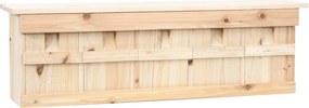 vidaXL 5 kamrás fenyőfa verébház 68 x 15 x 21 cm