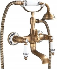 Kád csaptelep Old Retro Sárgaréz Kerámia