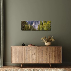 Kép - A Yosemite szikla alatt (órával) (90x30 cm)