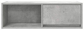 2 db betonszürke szerelt fa TV-szekrény 80x31x25,5 cm