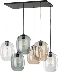 TK Lighting ELIO 5974 Függőlámpa 6x15W/E27 IP20