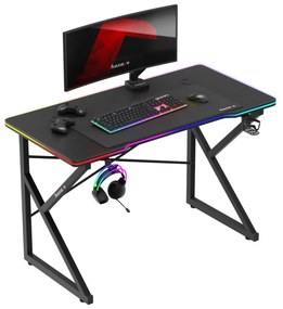 Gamer asztal, íróasztal RGB 1.7 Black