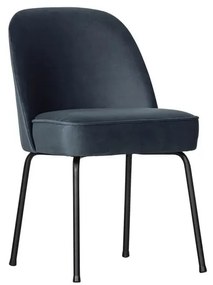Kék bársony étkezőszék szett 2 db-os Vogue – WOOOD