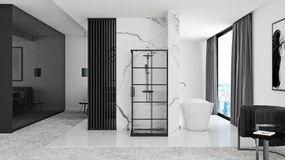 Zuhanykabin Rea Concept Black 90x90