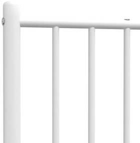 fehér fém fejtámla 80 cm