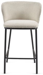 Fehér bárszék (ülésmagasság 65 cm) Ciselia – Kave Home