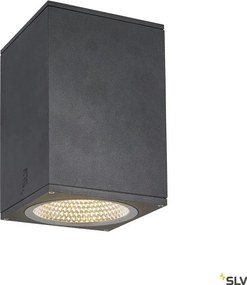 SLV 1003439 ENOLA SQUARE Modern Kültéri Mennyezeti Lámpa Antracit, Átlátszó LED IP65
