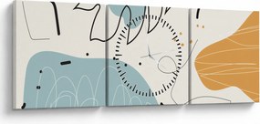 Kép - Levél illusztráció (órával) (90x30 cm)