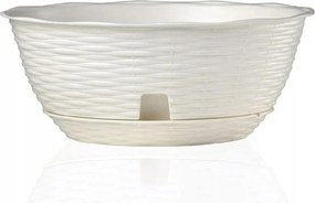 Bama Virágcserép Paglia, fehér 40 cm