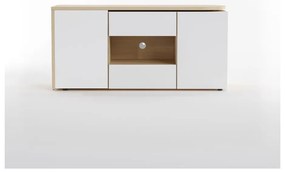 Íróasztal tölgyfa dekoros asztallappal 48x159 cm Tango – TemaHome