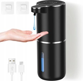 Érintésmentes szappanadagoló 380 ml Usb töltés a konyha fürdőszobájába