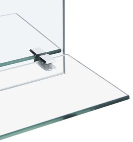 edzett üveg falitükör polccal 50 x 50 cm