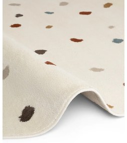 Krémszínű gyerek szőnyeg ø160 cm Funny Dots – Hanse Home