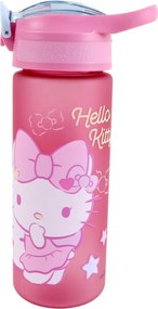 Hello Kitty Unicorn műanyag matt szívószálas kulacs 600 ml