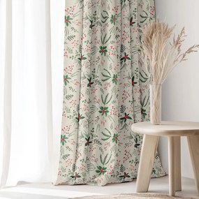 Goldea valencia karácsonyi drapéria - erdei ágcskák 180x135 cm