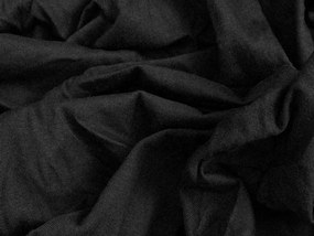 Jersey EXCLUSIVE fekete lepedő 200 x 220 cm