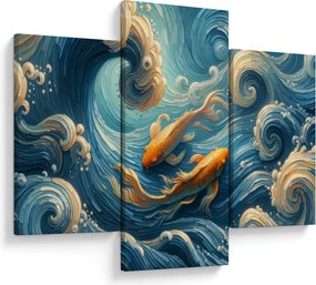 Kép - Aranyhalak (90x60 cm)