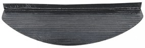 15 db fekete öntapadó lépcsőszőnyeg 65x22,5x3,5 cm