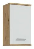 Falra szerelhető fürdőszobai szekrény VENOM fehér/artisan tölgy