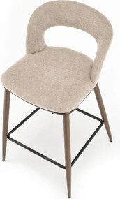 H-114 bárszék bézs/dió