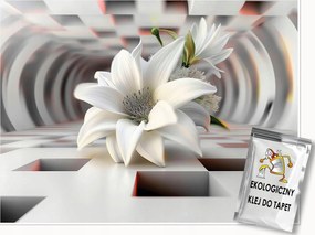 Fotótapéta Virágok 3D Absztrakt Hálószoba Nappali Tapéta Flizelina 250x175