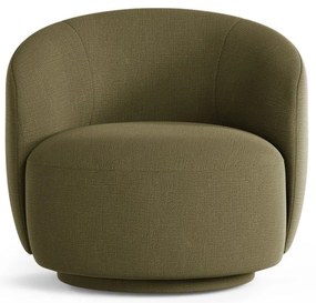 Zöld forgó fotel Letizia – Micadoni