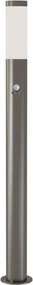 BRILAGI - Kültéri lámpa mozgásérzékelővel ELIA 1xE27/20W/230V IP44 100 cm króm
