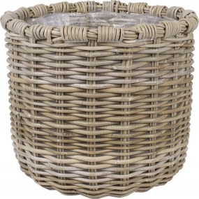 Kerek Rattan Kosár Fóliával 42x42x38 cm MP-0105.L