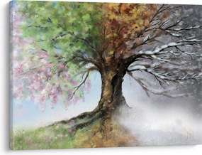 Kép - Négy évszak fája (70x50 cm)