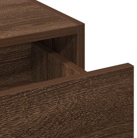 Fali öltözködő asztal Barna tölgy 100x40x70 cm