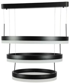 LED dimmelhető csillár zsinóron LED/86W/230V 3000K fekete