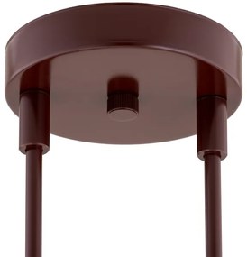 Argon 1842 - Csillár rúdon ABSOS 4xE14/7W/230V alabástrom barna