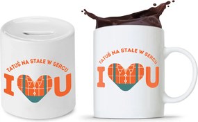 Apa Szett Bögre Persely Ajándék fényképes nyomtatással