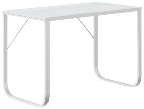 Fehér forgácslap számítógépasztal 110 x 60 x 73 cm