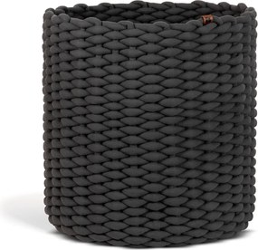 Textil tárolókosár ø 40x40 cm Peach Skin Round XL – Bigso