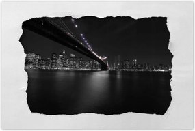 Poszter 60x40 Lila hídfények