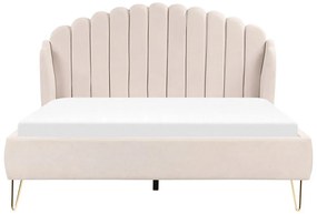 Franciaágy 160 cm Belize (szürke) (ágyráccsal) (tárolóhellyel). 1077504