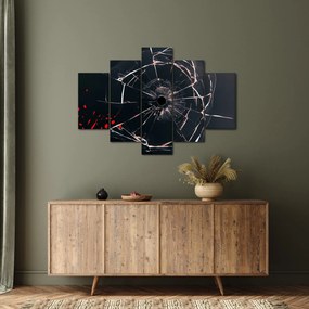 Absztrakt kép - törött üveg (150x105 cm)
