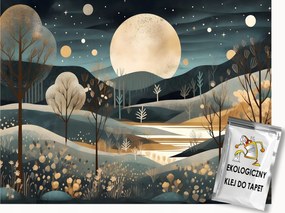 Fotótapéta Flizelina Tájkép Éjszaka Ég Hold Mágia 100x75 ragasztó